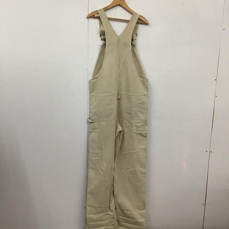 カーハート Carhartt サロペット・オーバーオール サロペット、オーバーオール 0070 E520-0711 コットン 日本製 34×34 ロゴ、文字 ベージュ / ベージュ /  メンズ USED 古着 中古 10107646
