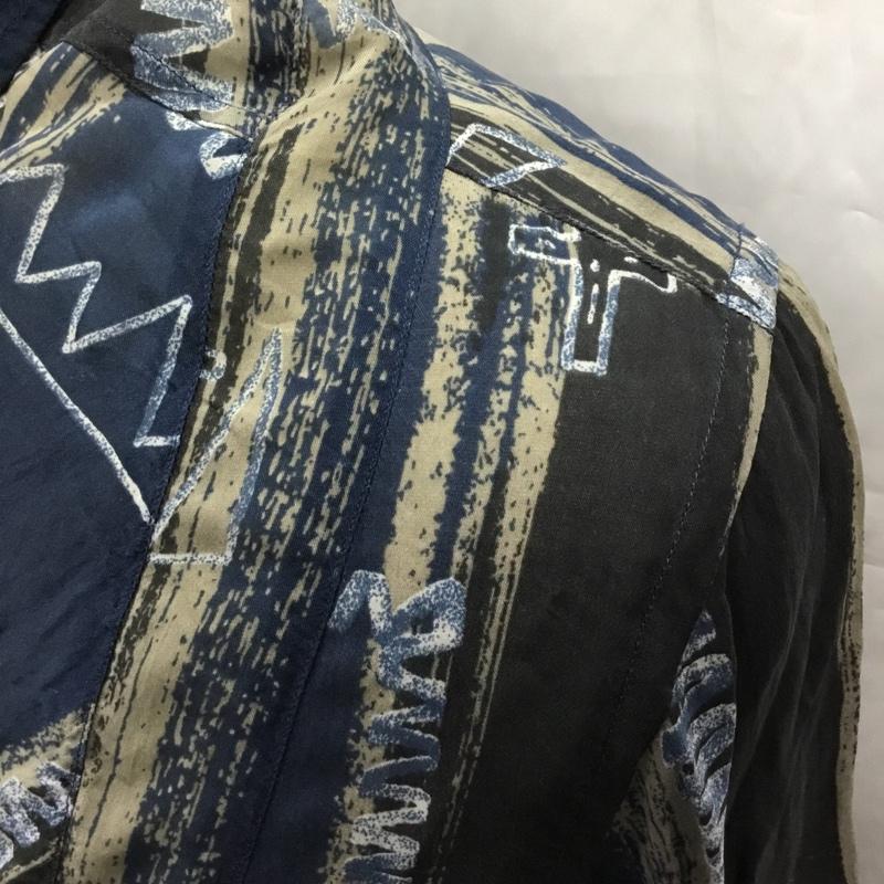 カバンドズッカ CABANE de ZUCCa シャツ、ブラウス 半袖 長袖シャツ カジュアルシャツ カラーシャツ プリントシャツ M 総柄 X プリント マルチカラー / マルチカラー /  メンズ USED 古着 中古 10106439