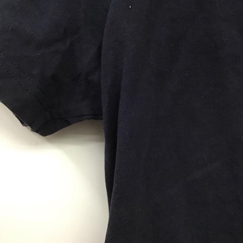 トミーヒルフィガー TOMMY HILFIGER Tシャツ 半袖 半袖カットソー プリントTシャツ クルーネックカットソー XL ロゴ、文字 紺 / ネイビー /  メンズ USED 古着 中古 10146439