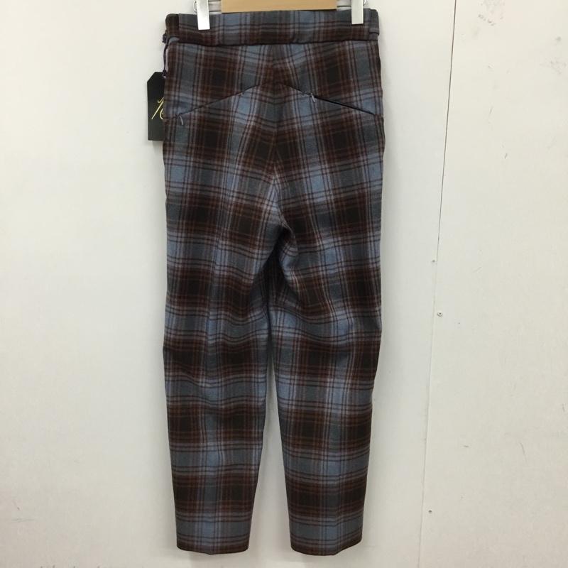 ニードルス Needles パンツ スラックス スラックス ストレートパンツ スリムパンツ チェックパンツ XS チェック マルチカラー / マルチカラー /  メンズ USED 古着 中古 10121088