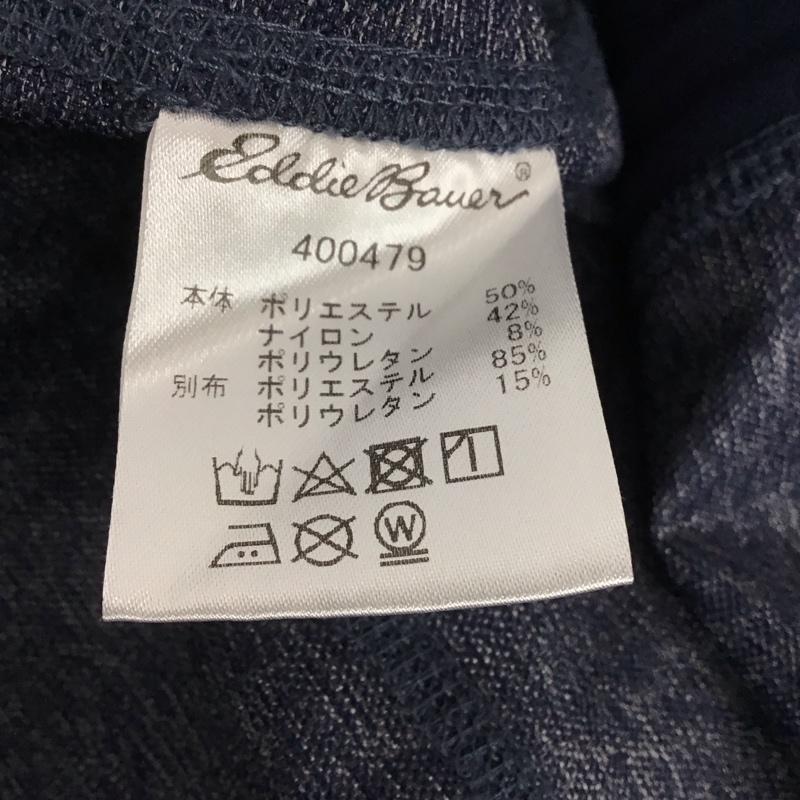 エディーバウアー Eddie Bauer ジャケット、上着 ジャケット、ブレザー ジップアップジャケット ナイロンジャケット アウター M ロゴ、文字 インディゴ / インディゴ /  メンズ USED 古着 中古 10143204