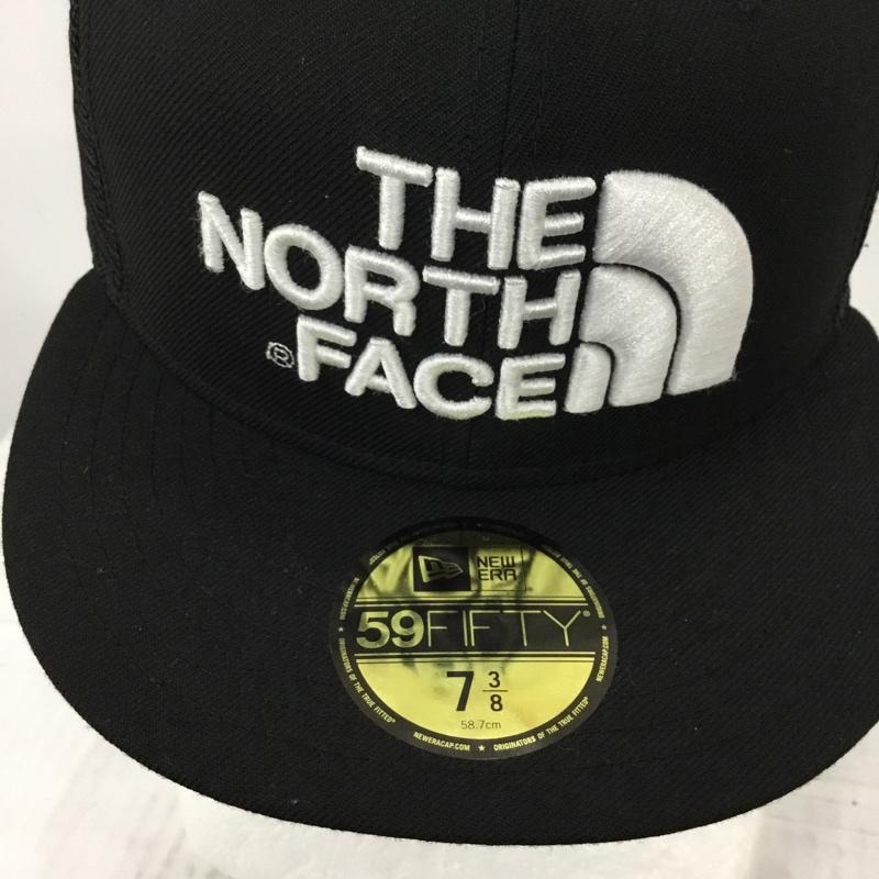 ザノースフェイス THE NORTH FACE 帽子 キャップ NN41840N TNF NEWERA TRUCKER MESH CAP ロゴ、文字 黒 / ブラック /  メンズ USED 古着 中古 10109916