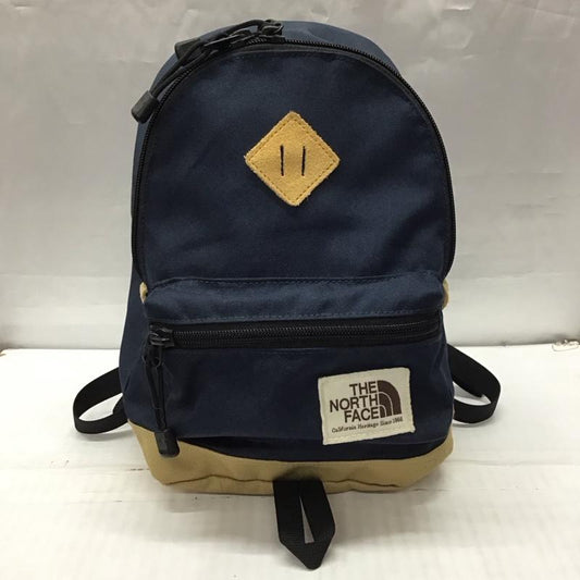 ザノースフェイス THE NORTH FACE バッグ バッグ NMJ71752 バークレーミニ リュック デイパックバッグパック キッズ ロゴ、文字 紺 / ネイビー / X ベージュ / ベージュ /  ボーイズ USED 古着 中古 10117909