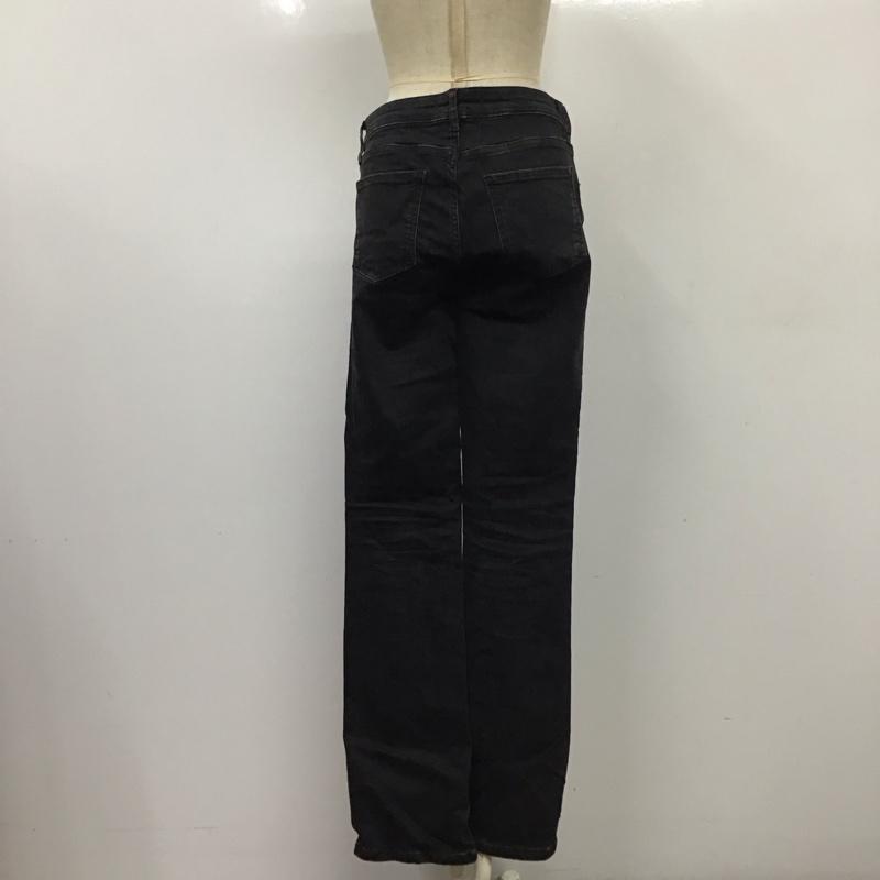 ザラ ZARA パンツ デニム、ジーンズ デニムパンツ スリムパンツ ストレッチ 36 無地 黒 / ブラック /  レディース USED 古着 中古 10118518