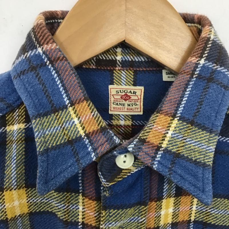 シュガーケーン SUGAR CANE シャツ、ブラウス 長袖 S チェック マルチカラー / マルチカラー /  メンズ USED 古着 中古 10126554