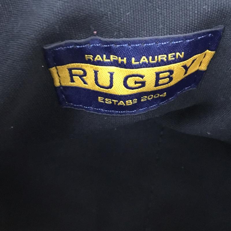 ラルフローレン ラグビー RALPH LAUREN RUGBY トートバッグ トートバッグ スカル ドクロ 刺繍 総柄 黒 / ブラック /  メンズ USED 古着 中古 10128848
