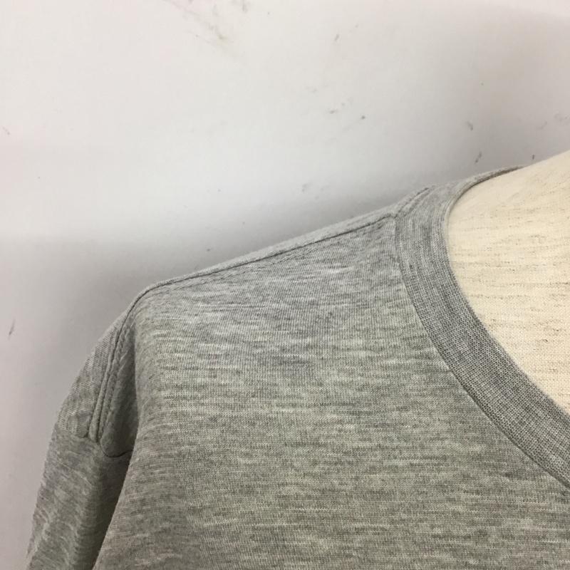 ザノースフェイス THE NORTH FACE Tシャツ 半袖 nt31622 トレッキング半袖Tシャツ 半袖カットソー プリントTシャツ XL ロゴ、文字 灰 / グレー /  メンズ USED 古着 中古 10127424