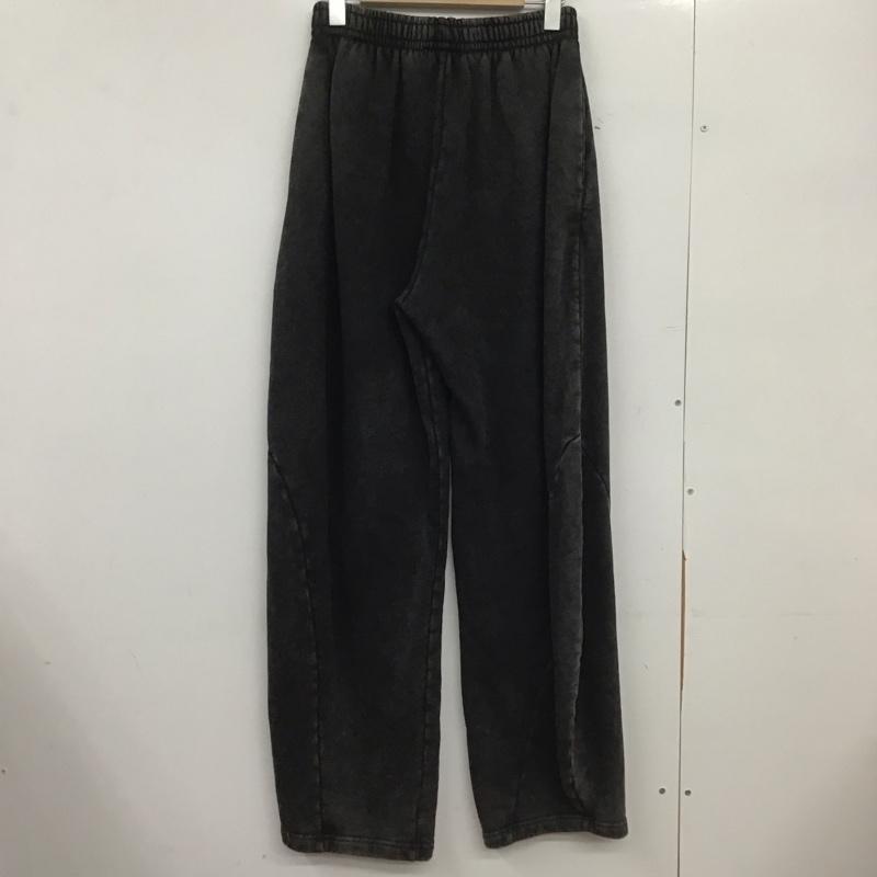 ザラ ZARA ボトムス ボトムス 6050/043/807 ウォッシュ加工キャロットパンツ タグ付 M 無地 黒 / ブラック /  レディース USED 古着 中古 10149045