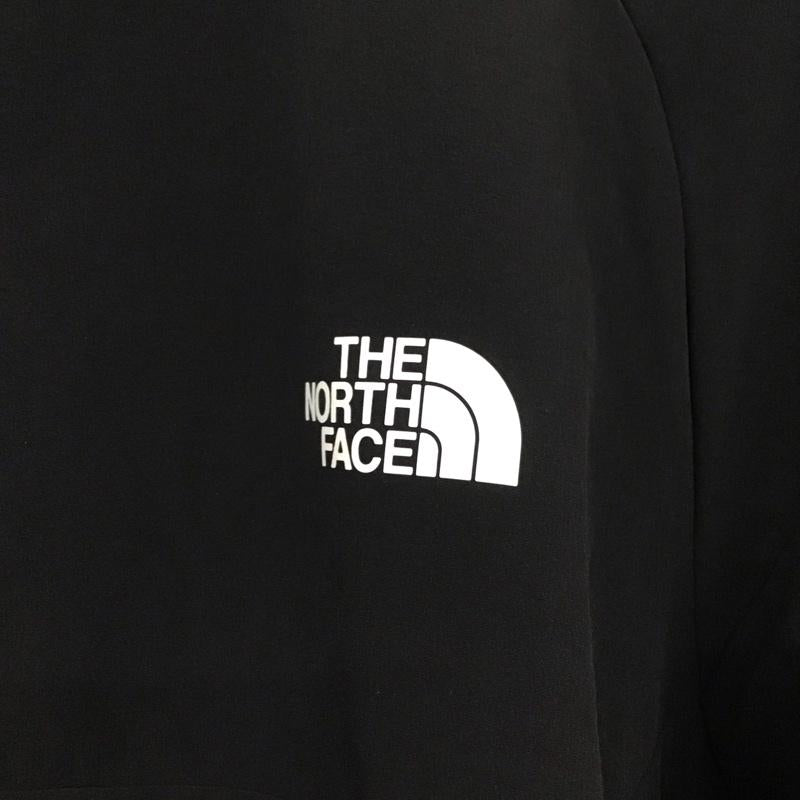 ザノースフェイス THE NORTH FACE トップス トップス NP72382 エイペックスフレックスクルー APEX Flex Crew L ロゴ、文字 X プリント 黒 / ブラック /  メンズ USED 古着 中古 10136892