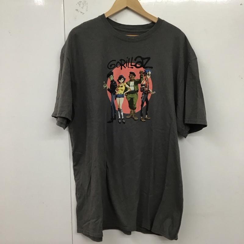 古着 USED Tシャツ 半袖 Gorillaz バンドTシャツ クルーネック XXL プリント 灰 / グレー /  メンズ USED 古着 中古 10123347