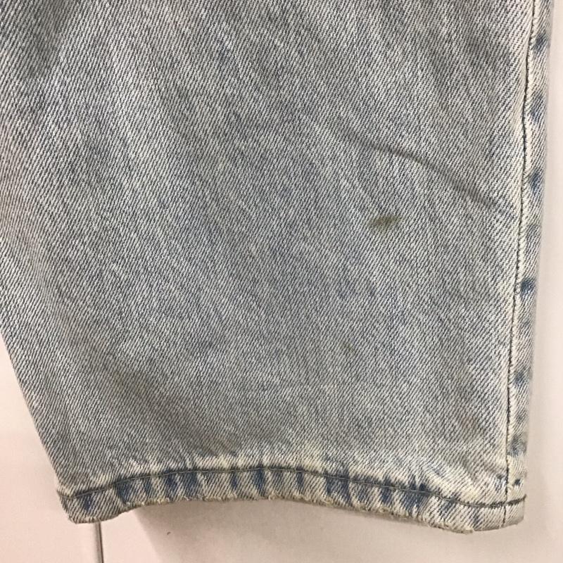 ザラ ZARA パンツ デニム、ジーンズ デニムパンツ ストレートパンツ ワイドパンツ カジュアルパンツ 38 無地 インディゴ / インディゴ /  レディース USED 古着 中古 10116421