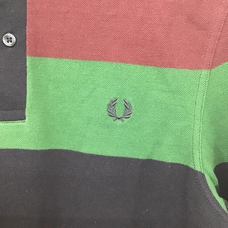 フレッドペリー FRED PERRY ポロシャツ 長袖 長袖ポロシャツ 長袖カットソー カラーシャツ S ボーダー柄 マルチカラー / マルチカラー /  メンズ USED 古着 中古 10132311