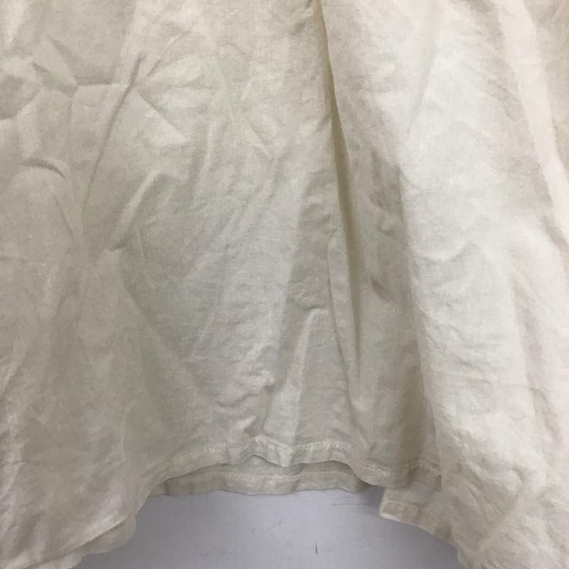 サマンサモスモス Samansa Mos2 シャツ、ブラウス 半袖 半袖シャツ 無地シャツ 丸襟 FREE 無地 白 / ホワイト /  レディース USED 古着 中古 10142696