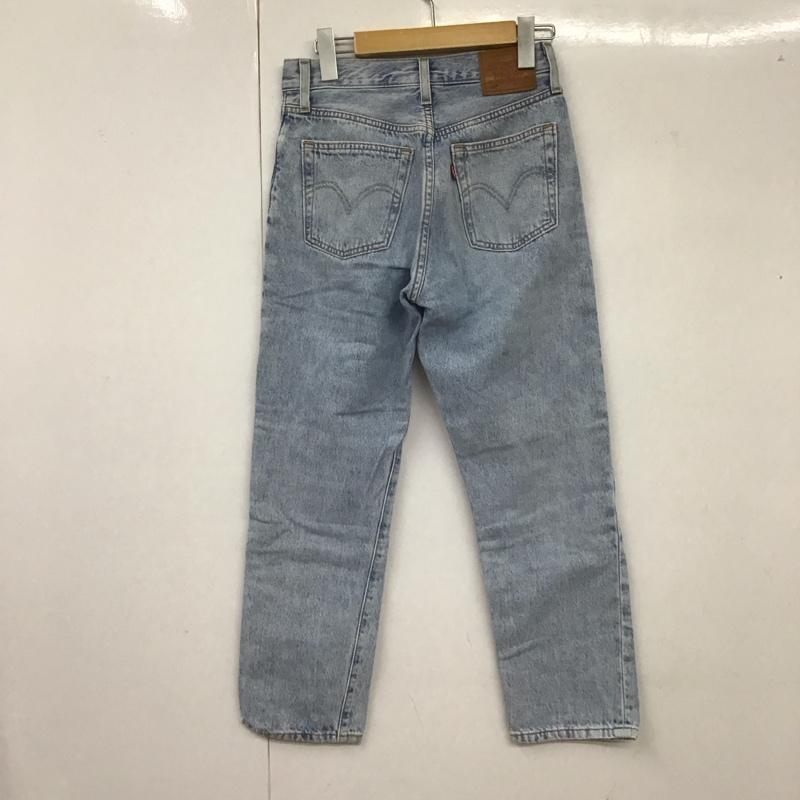 リーバイス Levi s パンツ デニム、ジーンズ 36200-0074 501 W23 L26 無地 水色 / ライトブルー /  レディース USED 古着 中古 10108570
