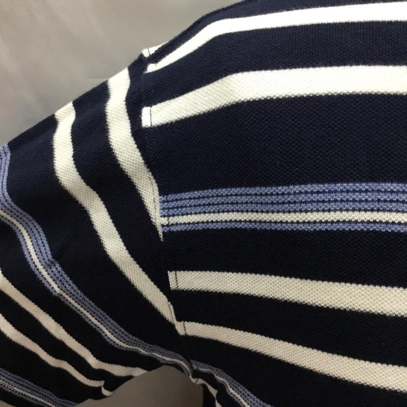 チャップス CHAPS ポロシャツ 半袖 半袖ポロシャツ カラーシャツ 半袖カットソー M ボーダー柄 マルチカラー / マルチカラー /  メンズ USED 古着 中古 10115034