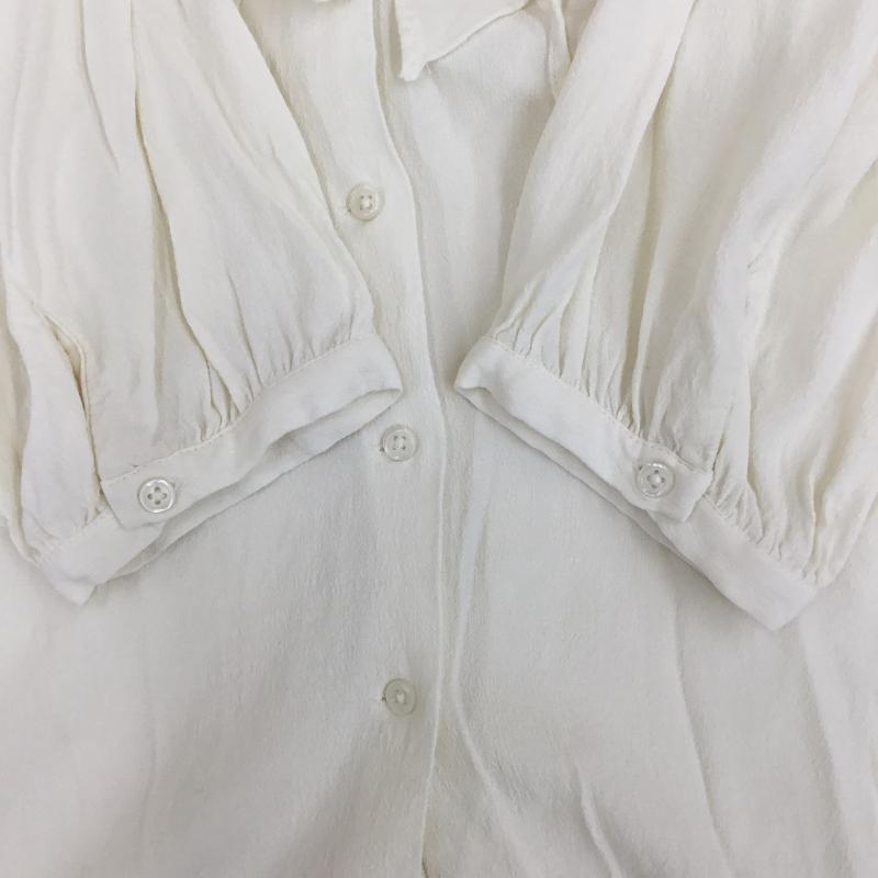 ローリーズファーム LOWRYS FARM シャツ、ブラウス 半袖 LF622140TS FREE 無地 アイボリー / アイボリー /  レディース USED 古着 中古 10141847