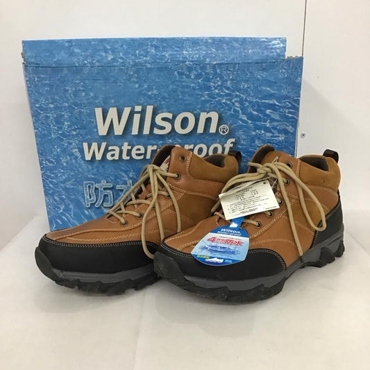 ウィルソン wilson カジュアルシューズ カジュアルシューズ 防水機能 26.5cm 無地 キャメル / キャメル /  メンズ USED 古着 中古 10135311