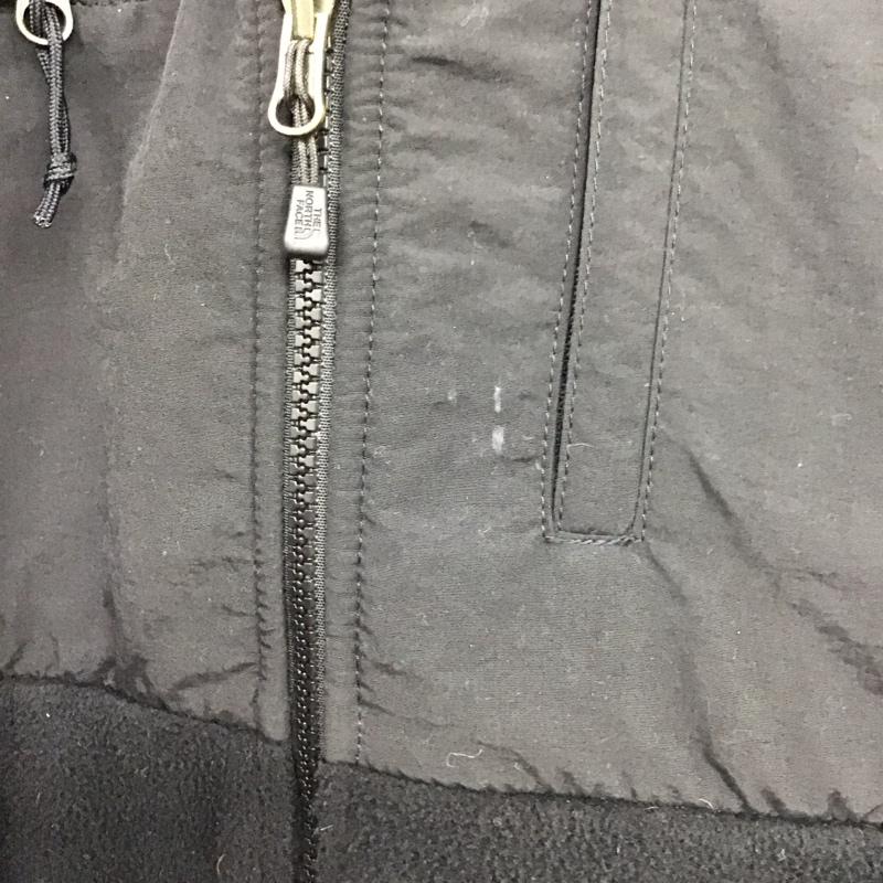 ザノースフェイス THE NORTH FACE ジャケット、上着 ジャケット、ブレザー ジップアップジャケット アウター フリースジャケット L ロゴ、文字 黒 / ブラック /  メンズ USED 古着 中古 10138875