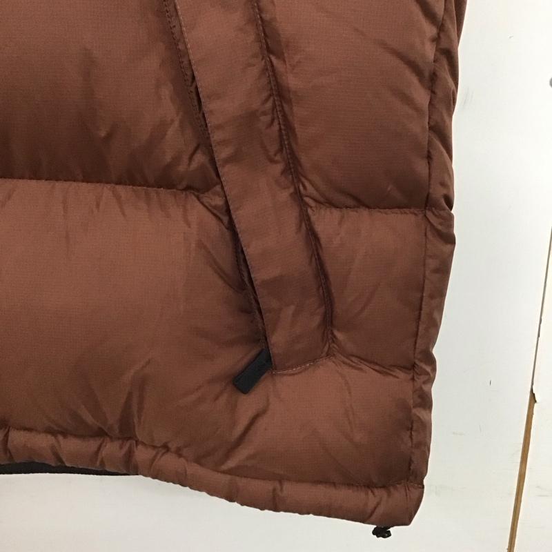 ザノースフェイス THE NORTH FACE ベスト ベスト nd92338 ヌプシベスト ジップアップベスト XL ロゴ、文字 黒 / ブラック / X 茶 / ブラウン /  メンズ USED 古着 中古 10144983