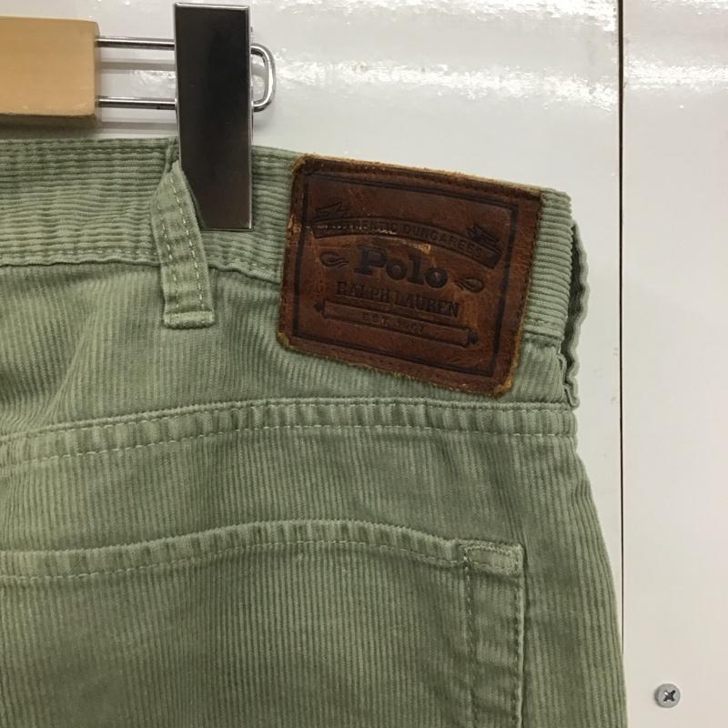 ポロラルフローレン POLO RALPH LAUREN パンツ デニム、ジーンズ コーデュロイパンツ ワイドパンツ カジュアルパンツ 36インチ 無地 カーキ / カーキ /  メンズ USED 古着 中古 10141262