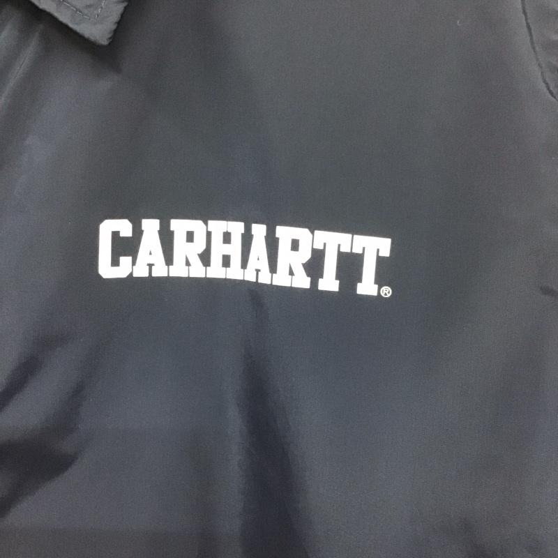 カーハート Carhartt ジャケット、上着 ジャケット、ブレザー ナイロンジャケット カジュアルジャケット アウター M ロゴ、文字 紺 / ネイビー /  メンズ USED 古着 中古 10132635