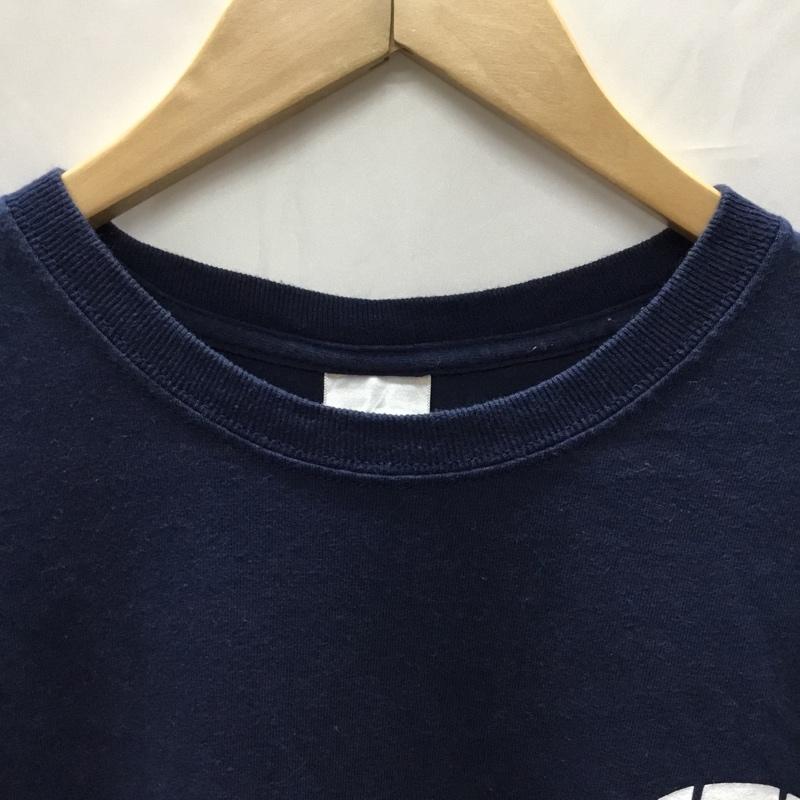 ギルダン GILDAN Tシャツ 半袖 M ロゴ、文字 紺 / ネイビー /  メンズ USED 古着 中古 10110592