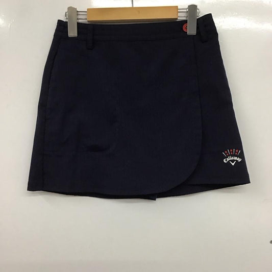 キャロウェイ CALLAWAY パンツ ショートパンツ 241-6125803 ショートパンツ ゴルフ スポーツウェア S ストライプ 紺 / ネイビー /  レディース USED 古着 中古 10133035
