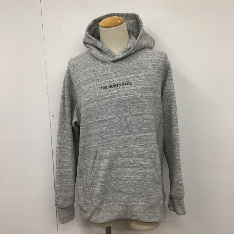 ザノースフェイス THE NORTH FACE パーカー 長袖 nt12103z 長袖パーカー フード付きパーカー プルオーバーパーカー M ロゴ、文字 灰 / グレー /  メンズ USED 古着 中古 10107681