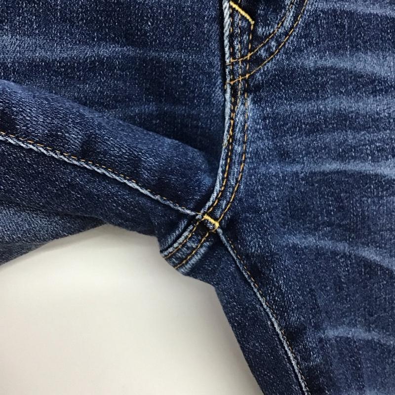 アメリカンイーグル AMERICANEAGLE パンツ デニム、ジーンズ デニムパンツ スリムパンツ ストレッチパンツ 33インチ ダメージ加工 インディゴ / インディゴ /  メンズ USED 古着 中古 10148014