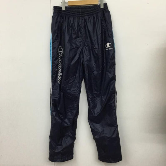 チャンピオン Champion ボトムス ボトムス cj1554 ウインドブレーカー ロゴ、文字 紺 / ネイビー /  メンズ USED 古着 中古 10110684
