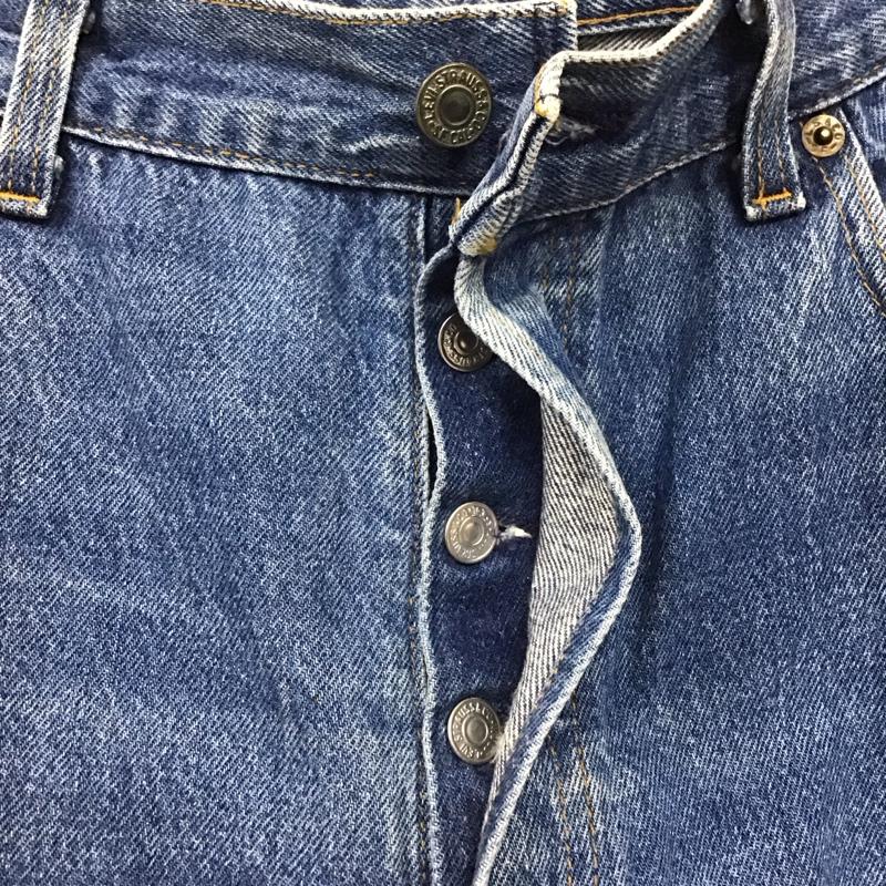 リーバイストラウスアンドコー Levi Strauss & co. パンツ デニム、ジーンズ デニムパンツ ストレートパンツ ワイドパンツ カジュアルパンツ 38 無地 インディゴ / インディゴ /  メンズ USED 古着 中古 10116433