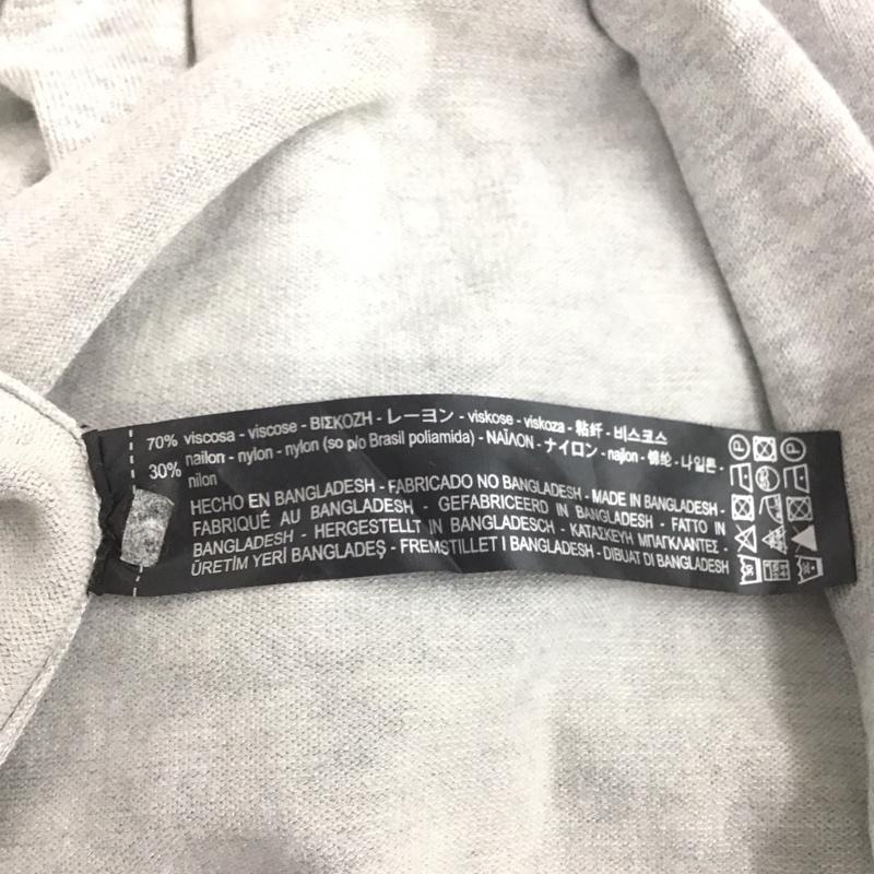 ザラ ZARA カーディガン 長袖 M 無地 灰 / グレー /  レディース USED 古着 中古 10148701