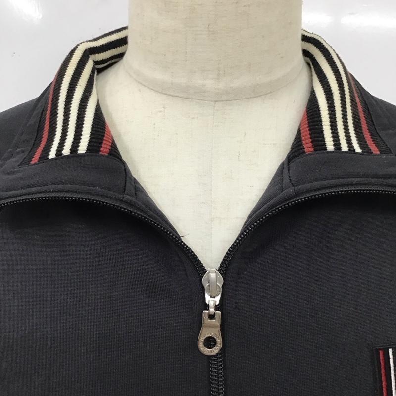 バーバリーブラックレーベル BURBERRY BLACK LABEL ジャケット、上着 ジャケット、ブレザー ジップアップジャケット ジャージ カジュアルジャケット 3 ロゴ、文字 黒 / ブラック /  メンズ USED 古着 中古 10118086