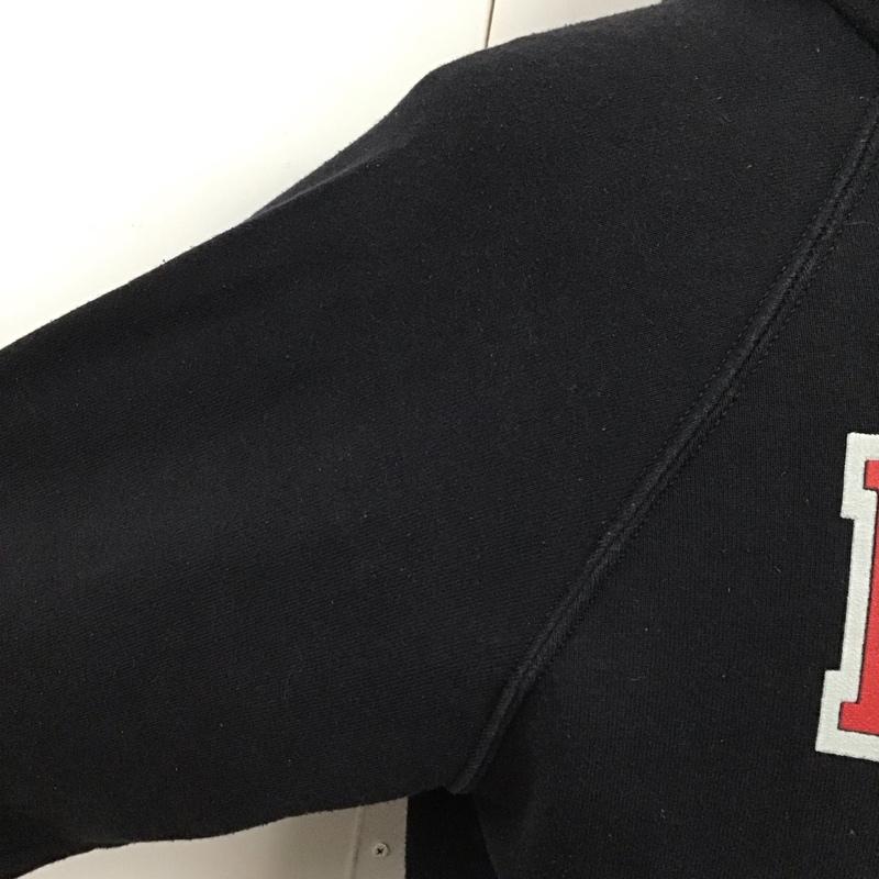 エヌビーエー NBA パーカー 長袖 CHICAGO BULLS フーディー プルオーバー 裏起毛 M ロゴ、文字 黒 / ブラック /  メンズ USED 古着 中古 10121335