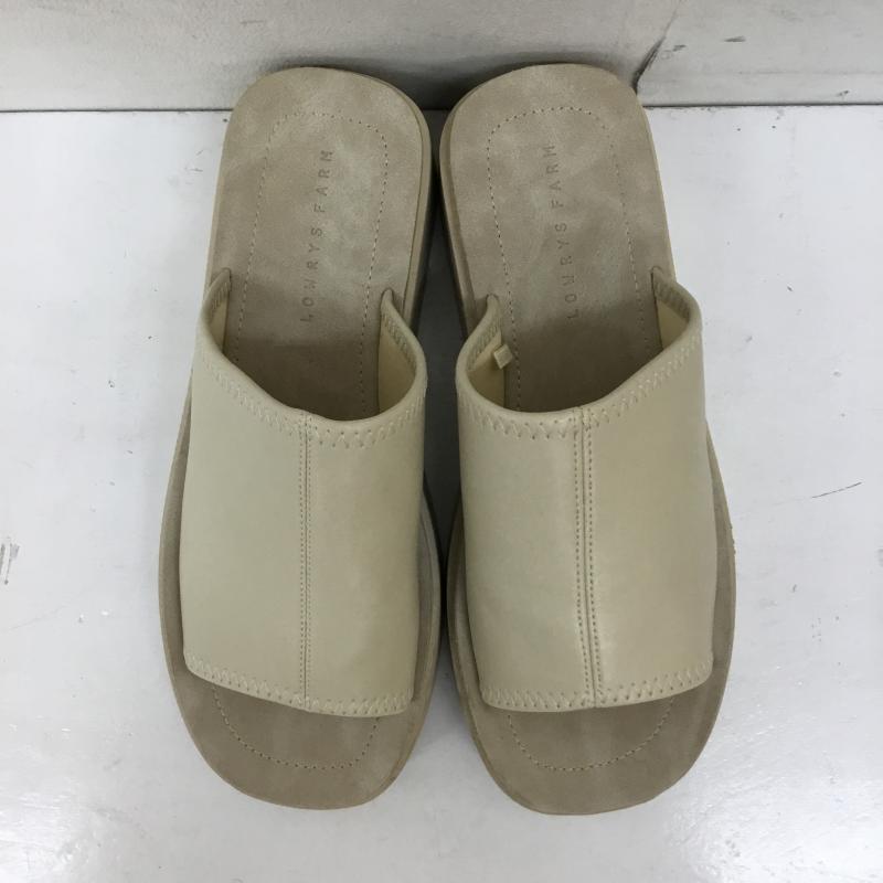 ローリーズファーム LOWRYS FARM サンダル サンダル M 無地 オフホワイト / オフホワイト /  レディース USED 古着 中古 10149994