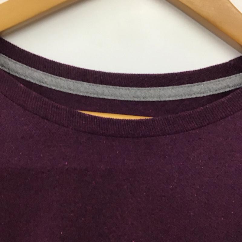 パタゴニア patagonia Tシャツ 長袖 L ロゴ、文字 X プリント 紫 / パープル /  メンズ USED 古着 中古 10143311