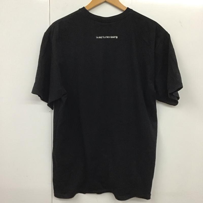 ステューシー STUSSY Tシャツ 半袖 L ロゴ、文字 黒 / ブラック /  メンズ USED 古着 中古 10132421
