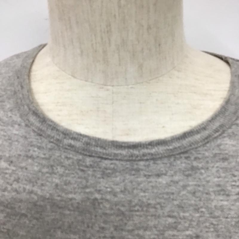 クーティー COOTIE Tシャツ 半袖 クルーネック バックプリント M ロゴ、文字 灰 / グレー /  メンズ USED 古着 中古 10107529