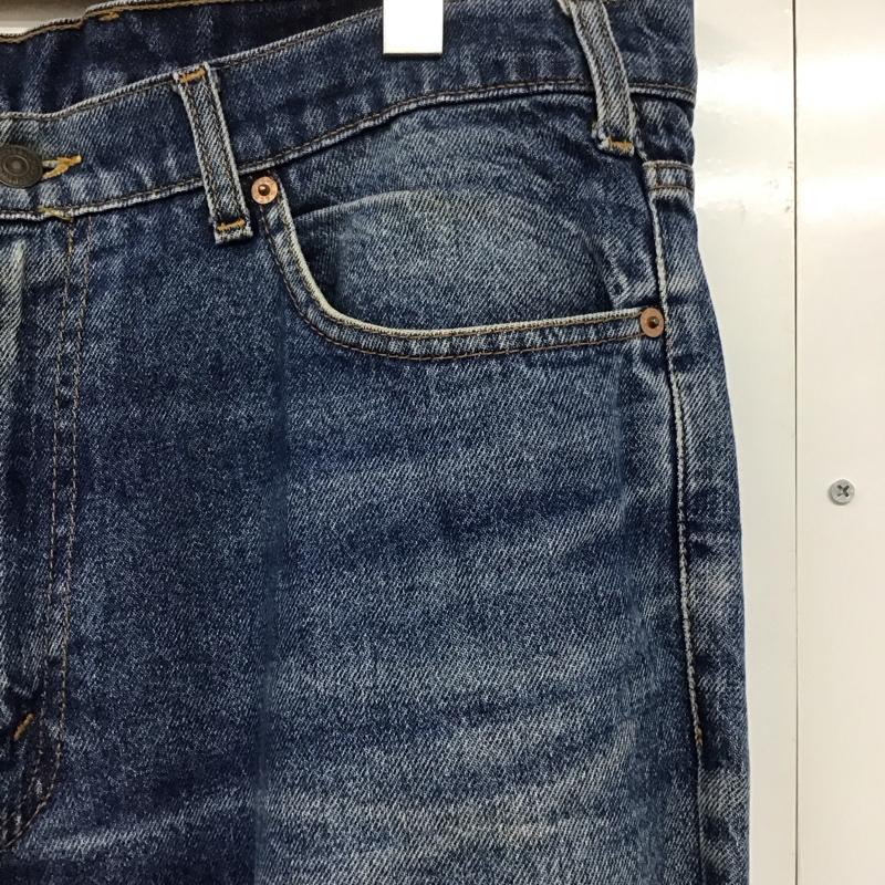 リーバイストラウスアンドコー Levi Strauss & co. パンツ デニム、ジーンズ デニムパンツ ワイドパンツ カジュアルパンツ 36 無地 インディゴ / インディゴ /  メンズ USED 古着 中古 10143535