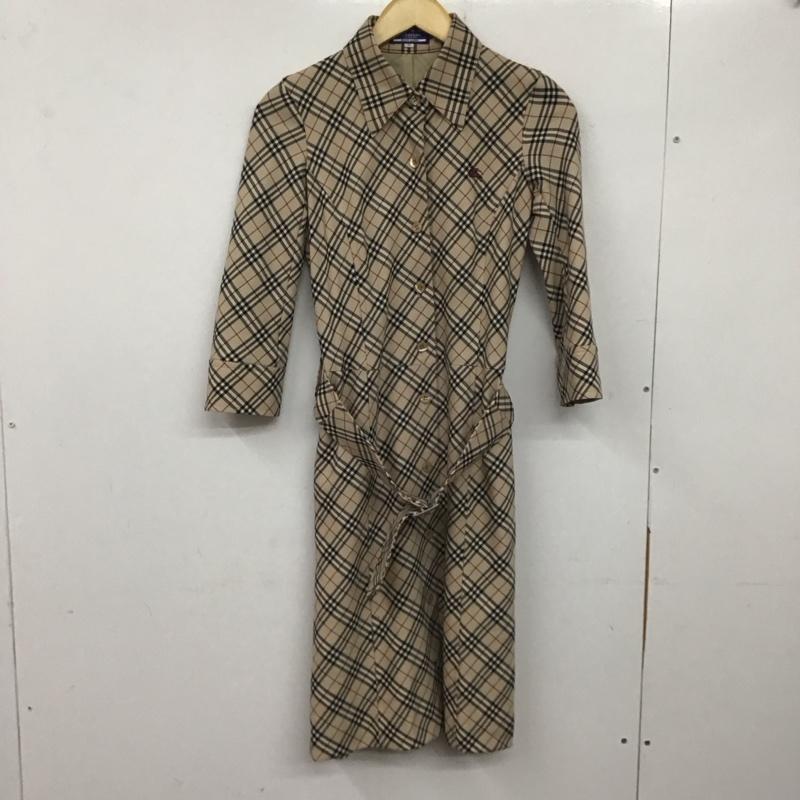 バーバリーブルーレーベル BURBERRY BLUE LABEL ワンピース ロングスカート 36 チェック マルチカラー / マルチカラー /  レディース USED 古着 中古 10139861