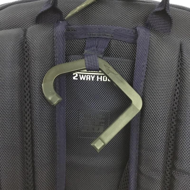 ミズノ MIZUNO リュックサック、デイパック リュックサック、デイバッグ 33GD2002 バックパック ワンポイント 紺 / ネイビー /  メンズ USED 古着 中古 10144345