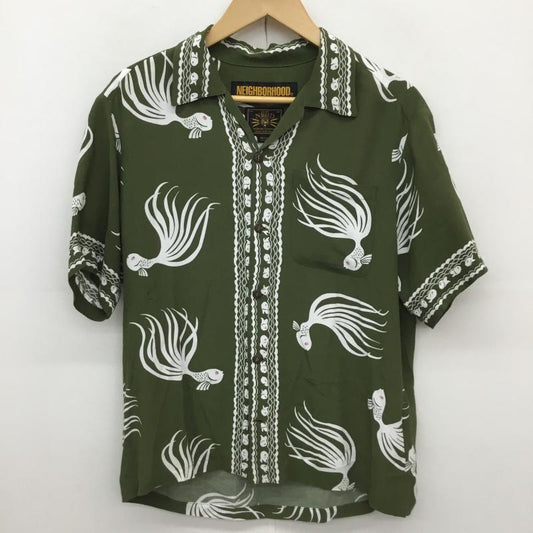 ネイバーフッド NEIGHBORHOOD シャツ、ブラウス 半袖 NEIGHBORHOOD OTHA FISH.ALOHA/R-SHIRT.SS 181TSNH-SHM04 S 総柄 緑 / グリーン /  メンズ USED 古着 中古 10127861