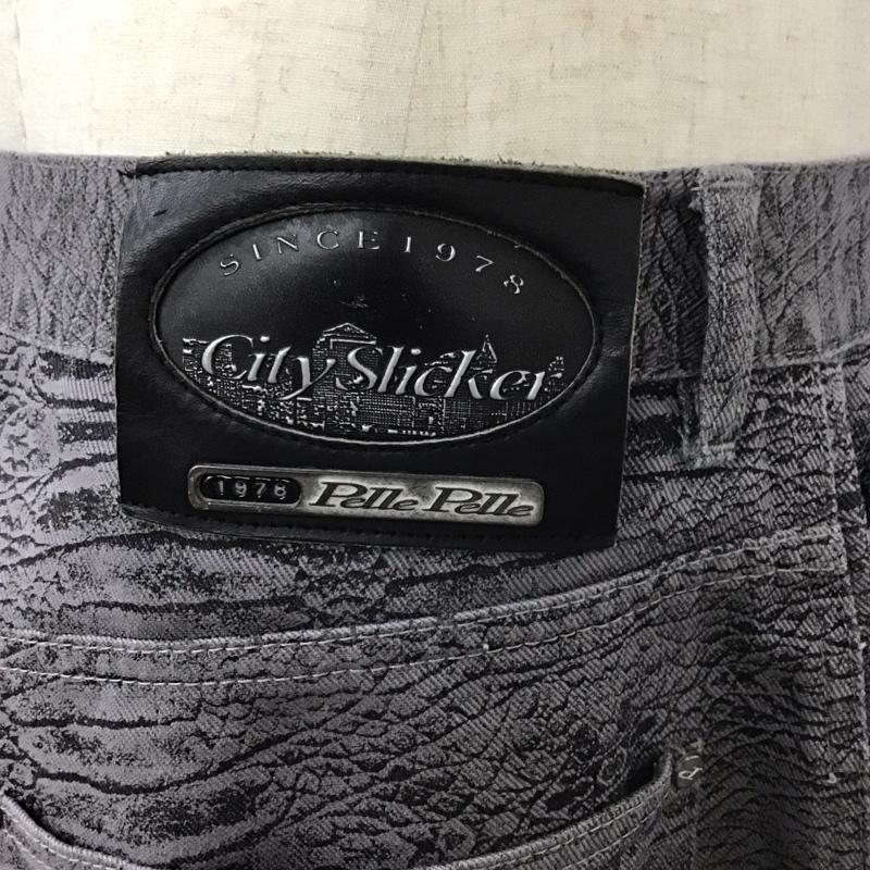 ペレペレ PELLEPELLE パンツ デニム、ジーンズ デニムパンツ ワーカージーンズ カジュアルパンツ ストレートパンツ 36 総柄 灰 / グレー /  メンズ USED 古着 中古 10112072