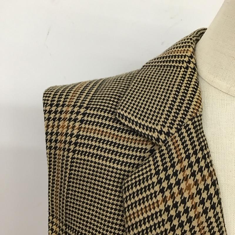 スライ SLY ベスト ベスト 030BAK30-3250 CHECKED VEST ロング丈 FREE チェック 黒 / ブラック / X ベージュ / ベージュ / X 茶 / ブラウン /  レディース USED 古着 中古 10116218