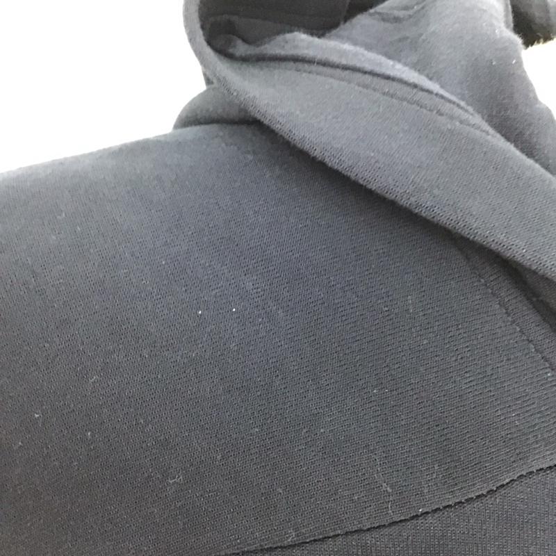アディダス adidas パーカー 長袖 ジップアップパーカー 長袖パーカー フード付きパーカー ロゴ、文字 紺 / ネイビー /  メンズ USED 古着 中古 10123613