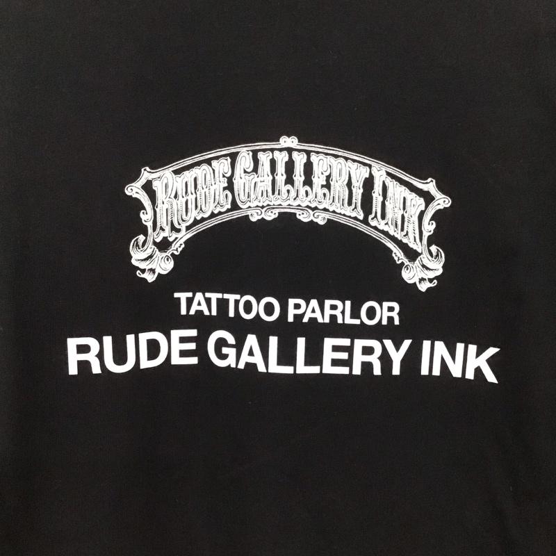 ルードギャラリー RUDE GALLERY Tシャツ 半袖 半袖カットソー プリントTシャツ クルーネックカットソー L プリント 黒 / ブラック /  メンズ USED 古着 中古 10129616