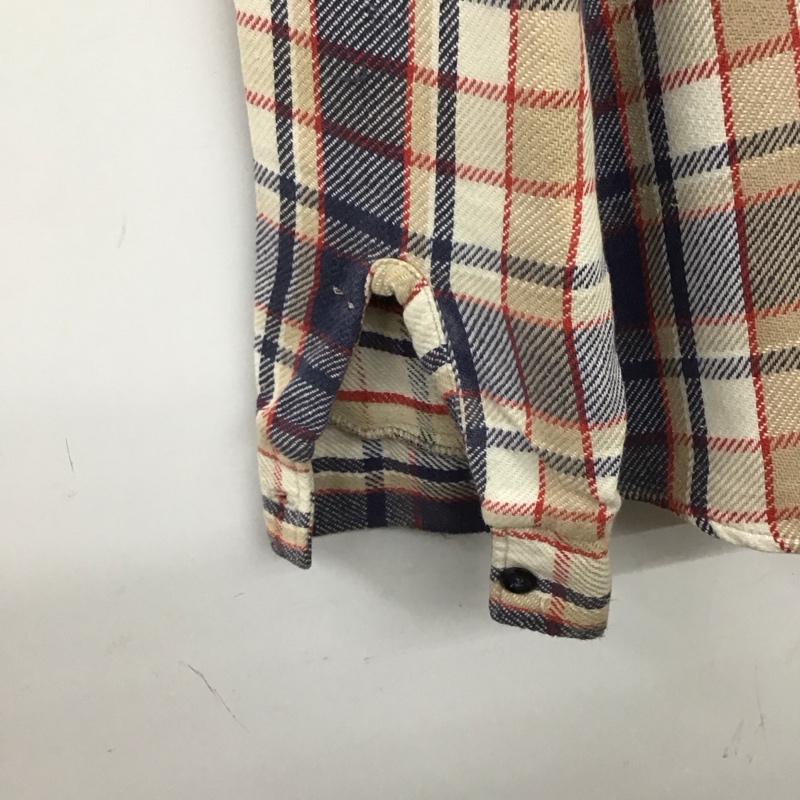 シアーズ SEARS シャツ、ブラウス 長袖 長袖シャツ チェックシャツ カラーシャツ L チェック マルチカラー / マルチカラー /  メンズ USED 古着 中古 10136591