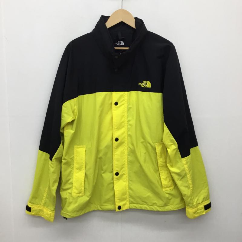 ザノースフェイス THE NORTH FACE ジャケット、上着 ジャンパー、ブルゾン NP21835 ハイドレナウィンドジャケット L ロゴ、文字 黄 / イエロー / X 黒 / ブラック /  メンズ USED 古着 中古 10151169