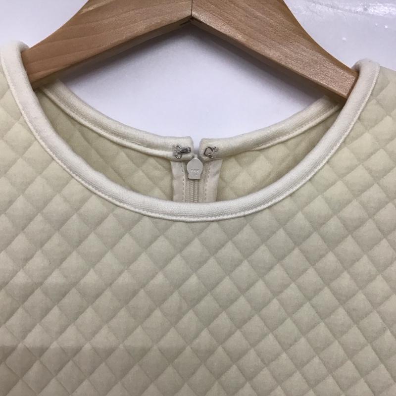 デミルクスビームス Demi-Luxe BEAMS カットソー 七分袖 無地 白 / ホワイト /  レディース USED 古着 中古 10144986