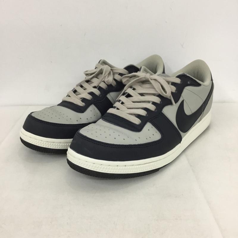 ナイキ NIKE スニーカー スニーカー FN6830-001 TERMINATOR LOW 29cm 29.0cm ロゴ、文字 灰 / グレー / X 紺 / ネイビー /  メンズ USED 古着 中古 10138832